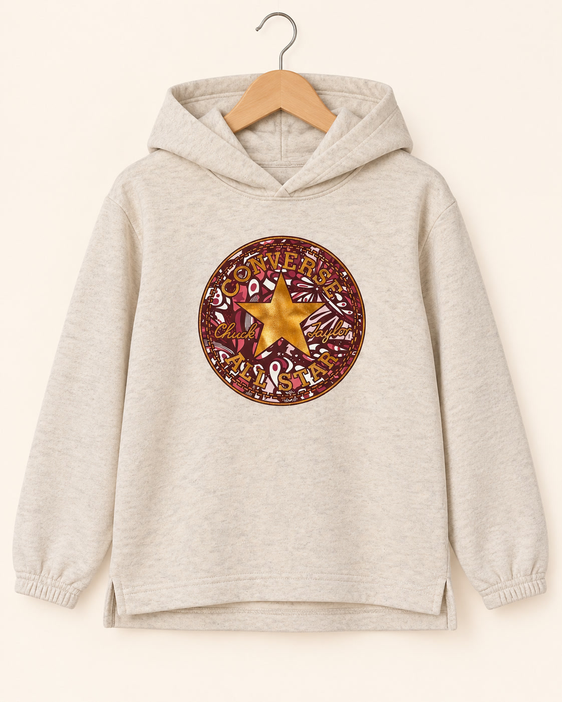 Sudadera juvenil con capucha y gráfico Chuck Taylor All Star Converse - talla L juvenil - Imagen 2