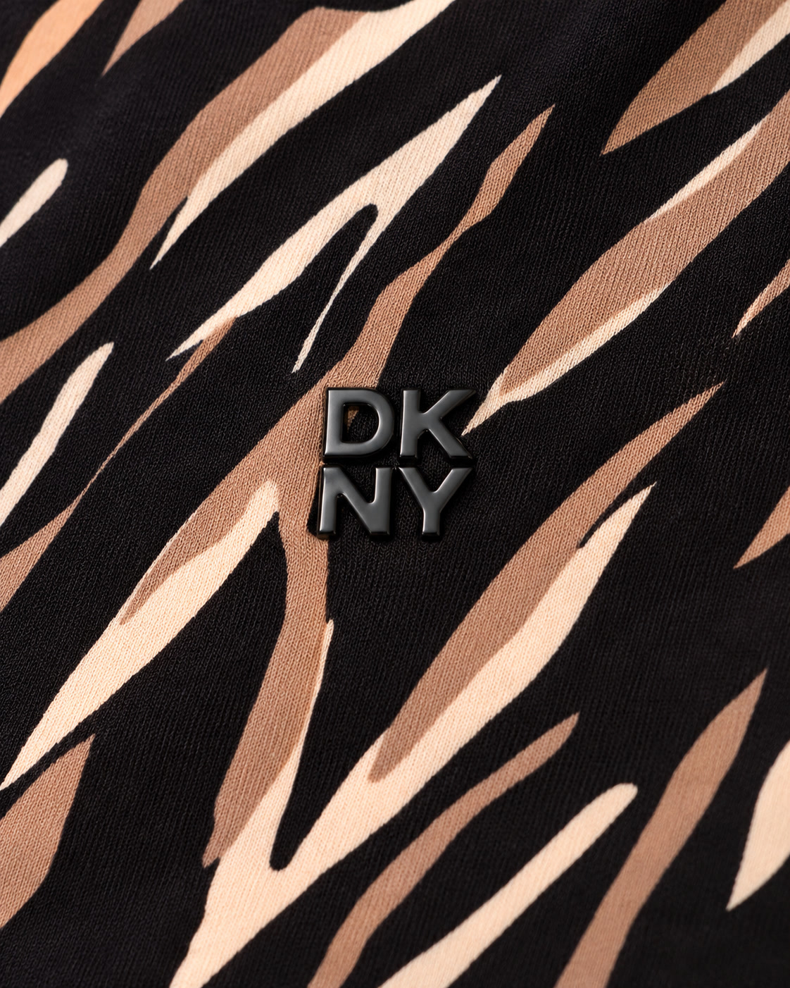 Blusa estampada de cuello redondo con logo DKNY DKNY - talla L - Imagen 3